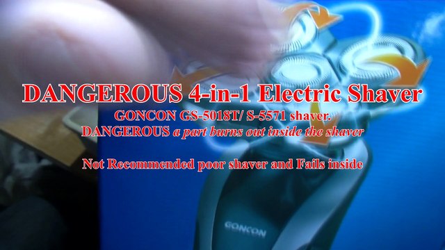 Unboxing 4-in-1 Electric Shaver GONCON GS-5018T/ S-5571 shaver