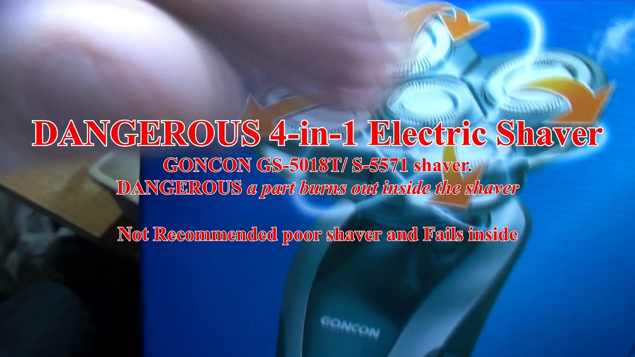 Unboxing 4-in-1 Electric Shaver GONCON GS-5018T/ S-5571 shaver