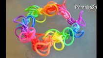 Bracelet en élastiques Rainbow loom Chaggy DIY