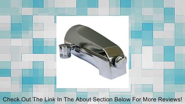 LASCO-Simpatico 82193C Bath Tub, Diverter Slip Fit Spout with 1/2 Inch Pipe Personal Shower Outlet Fits 1/2 Copper Tube, Chrome Review