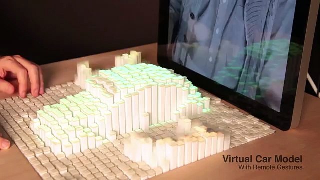 inFORM - Interacting With a Dynamic Shape Display