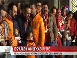 Galatasaraylılar Anıtkabir'de aslanlı yolda buluştular Avlusunda Gençlik Marşını okudular