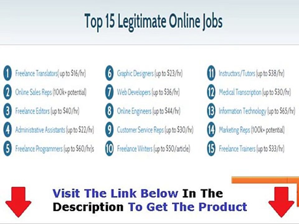 Legitimate Online Jobs Get Discount Bonus + Discount