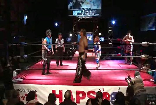 Kengo Mashimo & Yuma vs. TAKA Michinoku & YONE Michinoku (Kaori Yoneyama) (KAIENTAI Dojo)