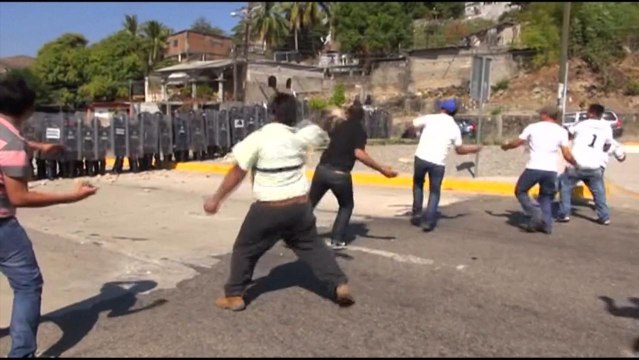 Mexican President's Speech Interrupted By Protesters