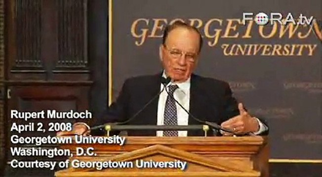Rupert Murdoch on MySpace Vs. Facebook