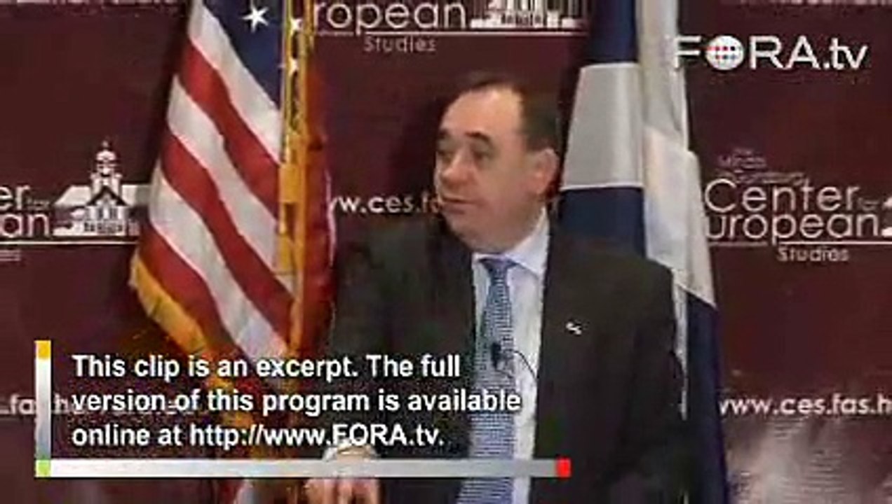 Alex Salmond on Scotland’s Free Education