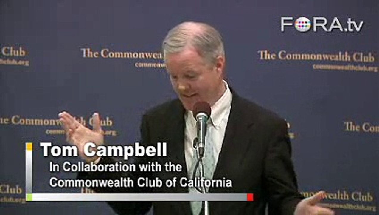 Tom Campbell on the Economic Stimulus Plan