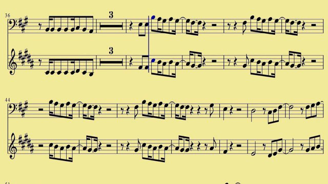 [ Baritone BC- TC ] Get Lucky - Daft Punk - downloadsheetmusic.com.br