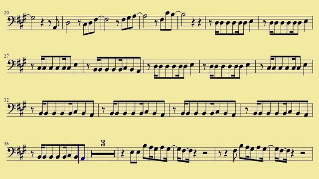 [ Trombone ] Get Lucky - Daft Punk - downloadsheetmusic.com.br