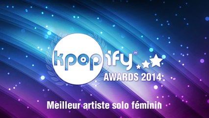 Kpopify Awards 2014 - Best solo female nominees
