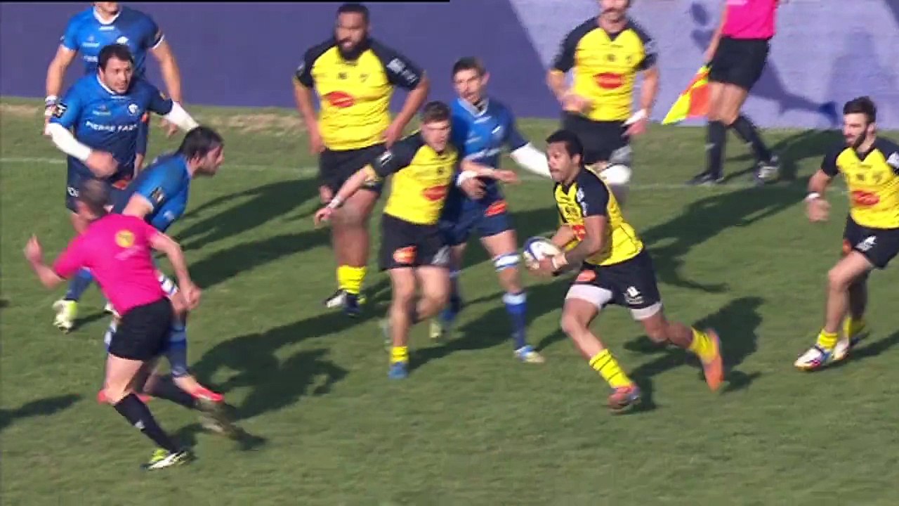 TOP14 - Castres-La Rochelle: Essai 1 Rémi Grosso (CAS) - J15 - Saison 2014/2015