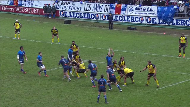 TOP14 - Castres-La Rochelle: Essai Paea Faanunu (CAS) - J15 - Saison 2014/2015