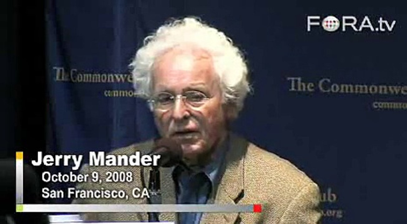 Jerry Mander: 'The Era of Growth is Ending'