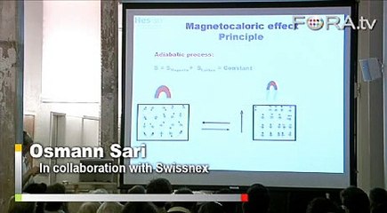 Osmann Sari Explains Magnetic Refrigeration
