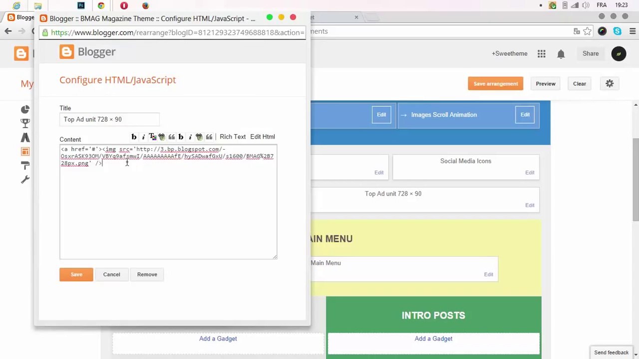 Tutorial 2 - Header Theme Options
