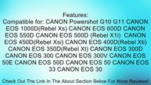 NEEWER� LCD Timer Shutter Release Remote Control Cord TC-60E3 For Canon EOS 450D, 400D, 300D, 350D, 30, 30V, 33, 300, 300V, 50, 50E, 500, 500N, EOS1V, EOS-1D, 1Ds, 1D MarkII, 1Ds MarkII, 20D, 10D, D60, D30 DSLR Review