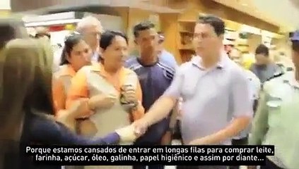 Pedido de socorro dos venezuelanos