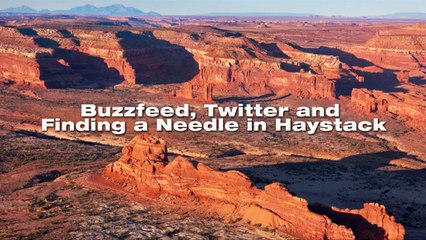 Buzzfeed, Twitter and Finding a Needle in Haystack
