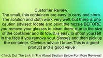 Brilliant Lenses Lens Cleaner - Eyeglass, Sunglass, Ipad, Iphone, Cell Phone, Kindle, Computer Screens, Monitors, Tablets, Electronics & Cameras. Review