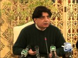 Military courts will only hear terror-related cases: Nisar-05 Jan 2015
