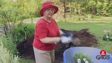 Evil Old Lady Buries Her Husband