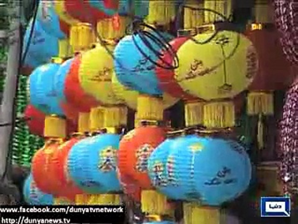 Dunya news! Preparations of Jashn Eid Milad un...