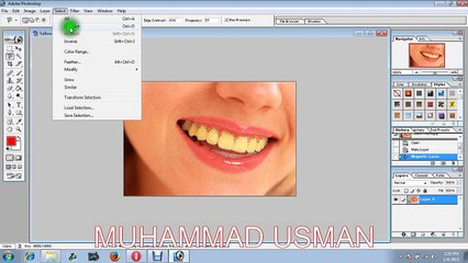 How to change Teeth Color in Adobe ...uRDU AND HIND