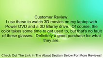 Unisex Plastic Frame Red Cyan 3D Dimensional Glasses for Movie Game Review