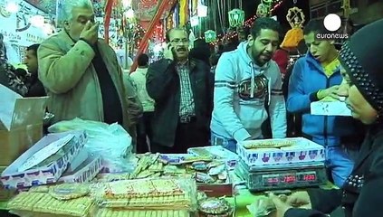 جشن و شادی مردم مصر در سالروز تولد پیامبر اسلام
