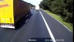 Captured on a truck dash cam, this horrific accident demonstrates the danger ...
