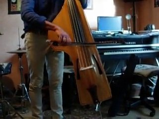 essai de la contrebasse Vopche LleugeraGamba en acoustique