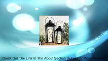 Black Metal Indoor Outdoor Lanterns Set of 2 Review