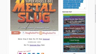 metal slug Game Free Download