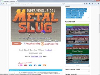 metal slug Game Free Download
