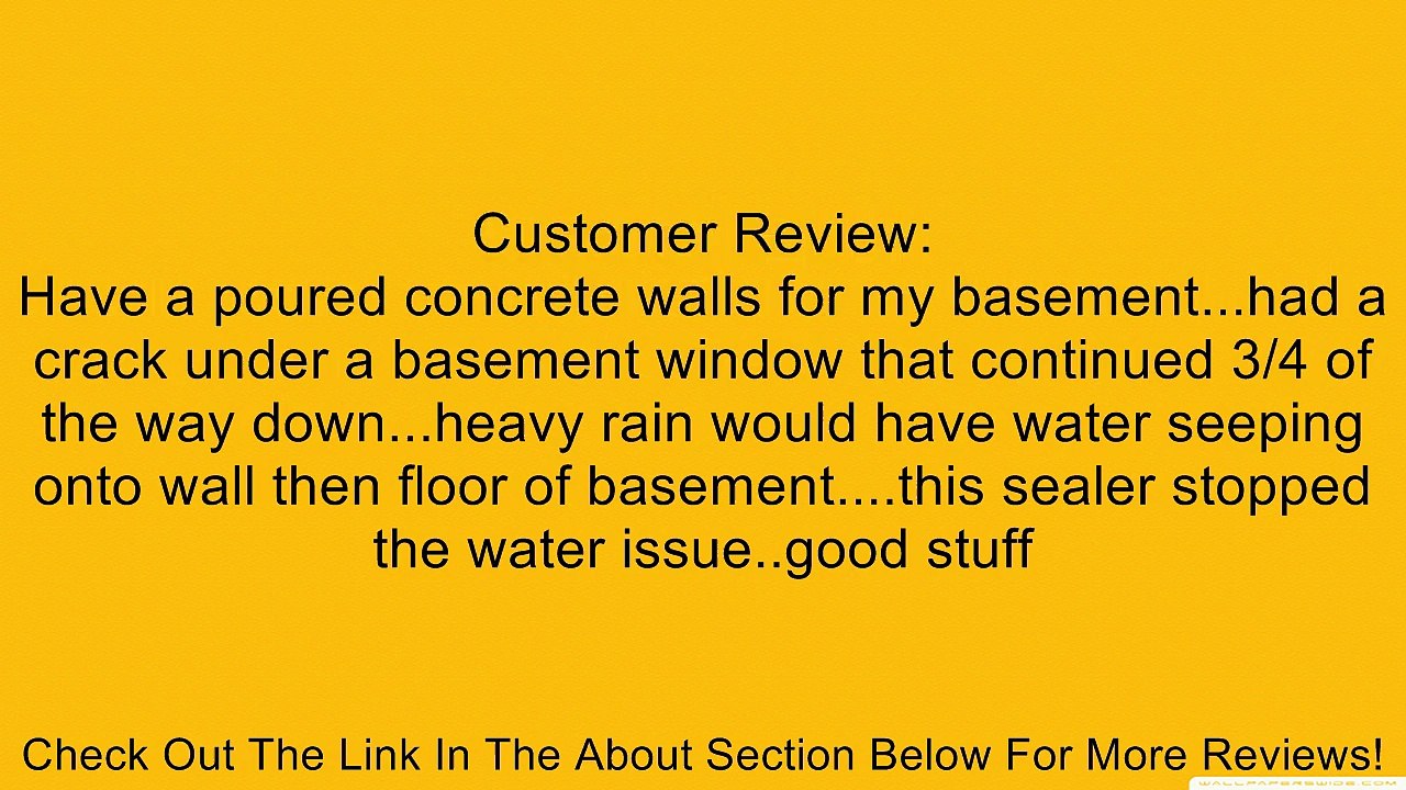 Simpson Strong Tie CPFH09 Crack-Pac FLEX-H2O Polyurethane Crack Sealer Review