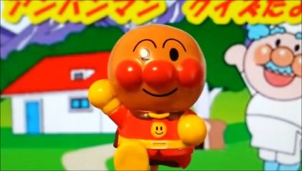 アンパンマン  おもちゃでアニメ パン工場でシルエットクイズ！Anpanman pankoujyou silhouette quiz