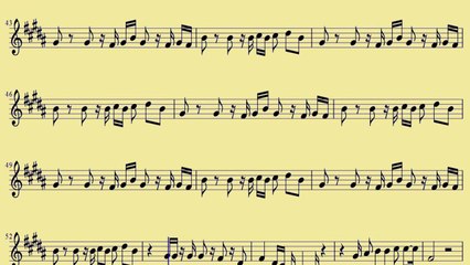 [ Alto ] Sax Wake Me Up - Avicii