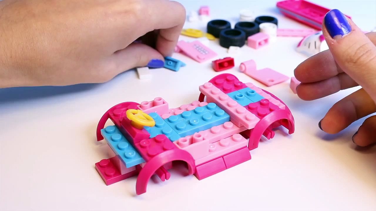 Hello Kitty Mega Bloks Hello Kitty Camper Van Caravana Lego Duplo Construction Blocks ハローキティ
