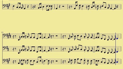 [ Bb, C, F Tuba ]  Wake Me Up - Avicii