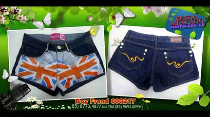 01 Short Jeans Boy Friend Catálogo virtual em video para Representante de Moda