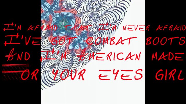 Red Hot Chili Peppers - Your Eyes Girl with lyrics