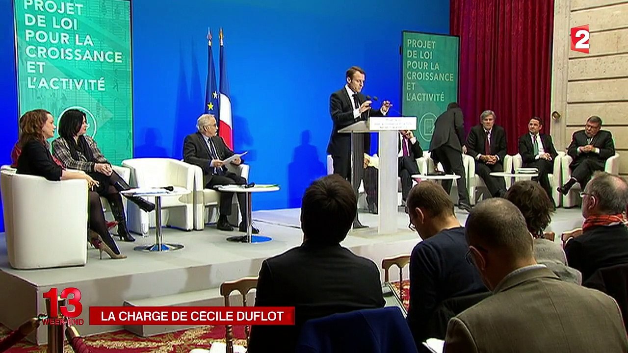 La charge de Cécile Duflot contre François Hollande et Emmanuel Macron