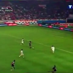 Le lob parfait de Ronaldinho contre Bordeaux, fabuleux!
