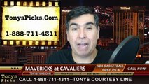Cleveland Cavaliers vs. Dallas Mavericks Free Pick Prediction NBA Pro Basketball Odds Preview 1-4-2015