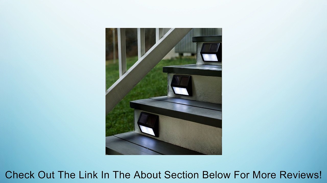 Solar Step Lights, Set Of Four in Bronze Review