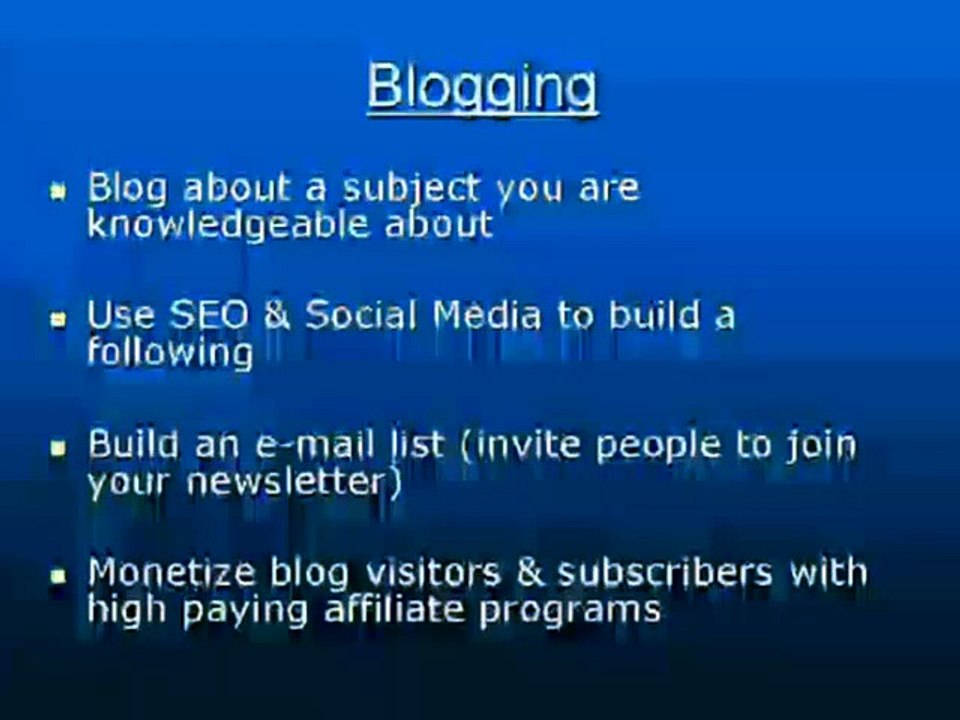 How To Make Money Online 2015 - Affiliate Marketing