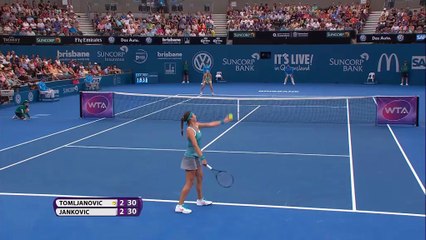 Brisbane International: Tomljanovic bt Jankovic (7-6 6-0)