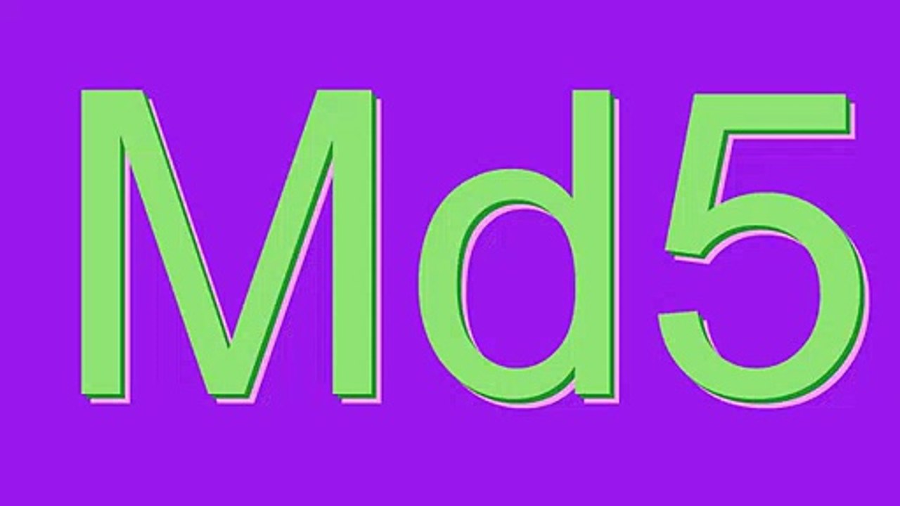 How to Pronounce Md5