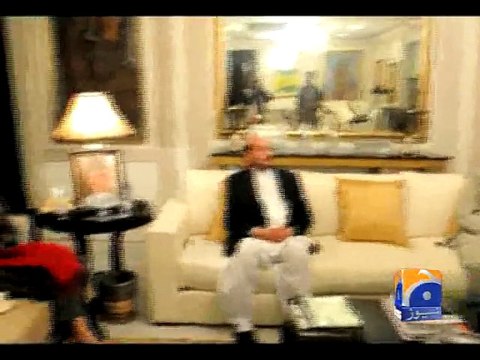 Fahim conveys his reservations to Zardari-Geo Reports-04 Jan 2015